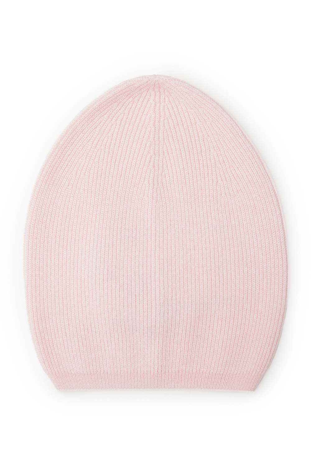 Розовая шапка из кашемира