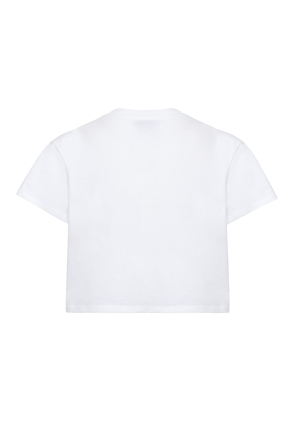 Белая футболка с рисунком Фламинго