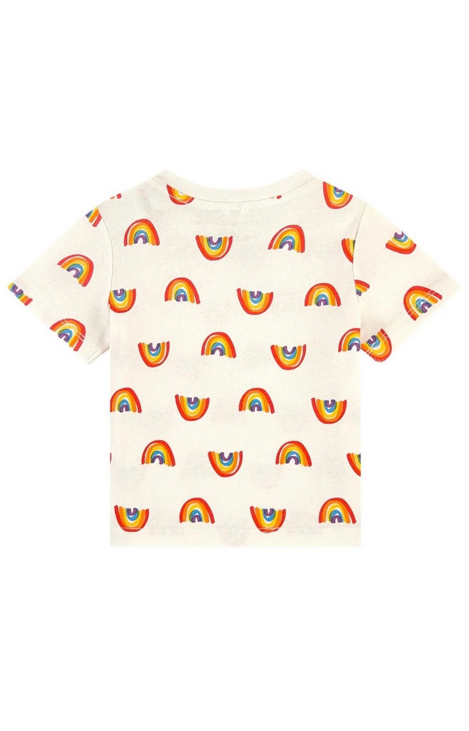 Stella McCartney Kids Хлопковая футболка с ярким принтом