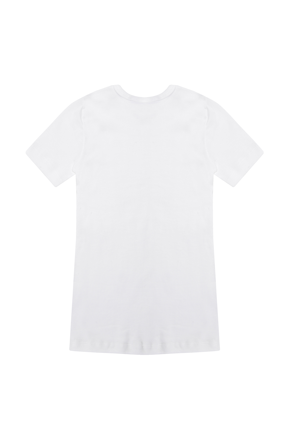 Белая хлопковая футболка