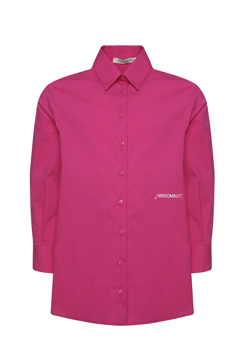 Розовая рубашка с логотипом