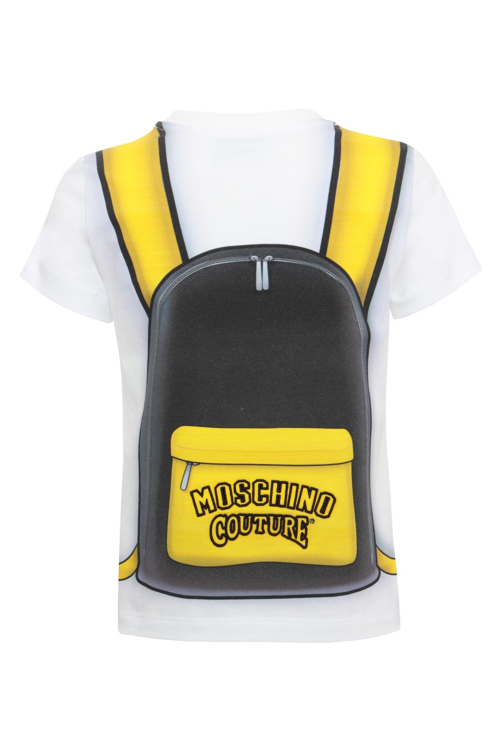 Moschino Футболка с принтом-имитацией рюкзака