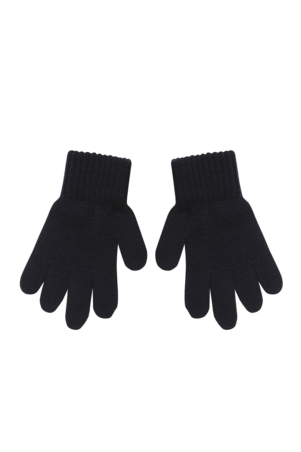 Чёрные перчатки со стразами