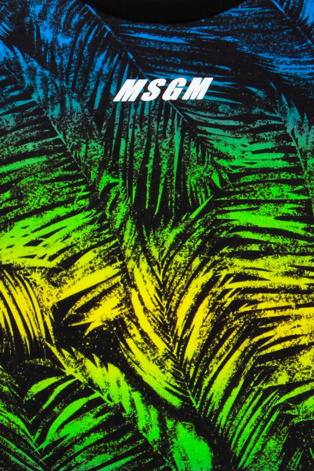 MSGM Свитшот с тропическим принтом