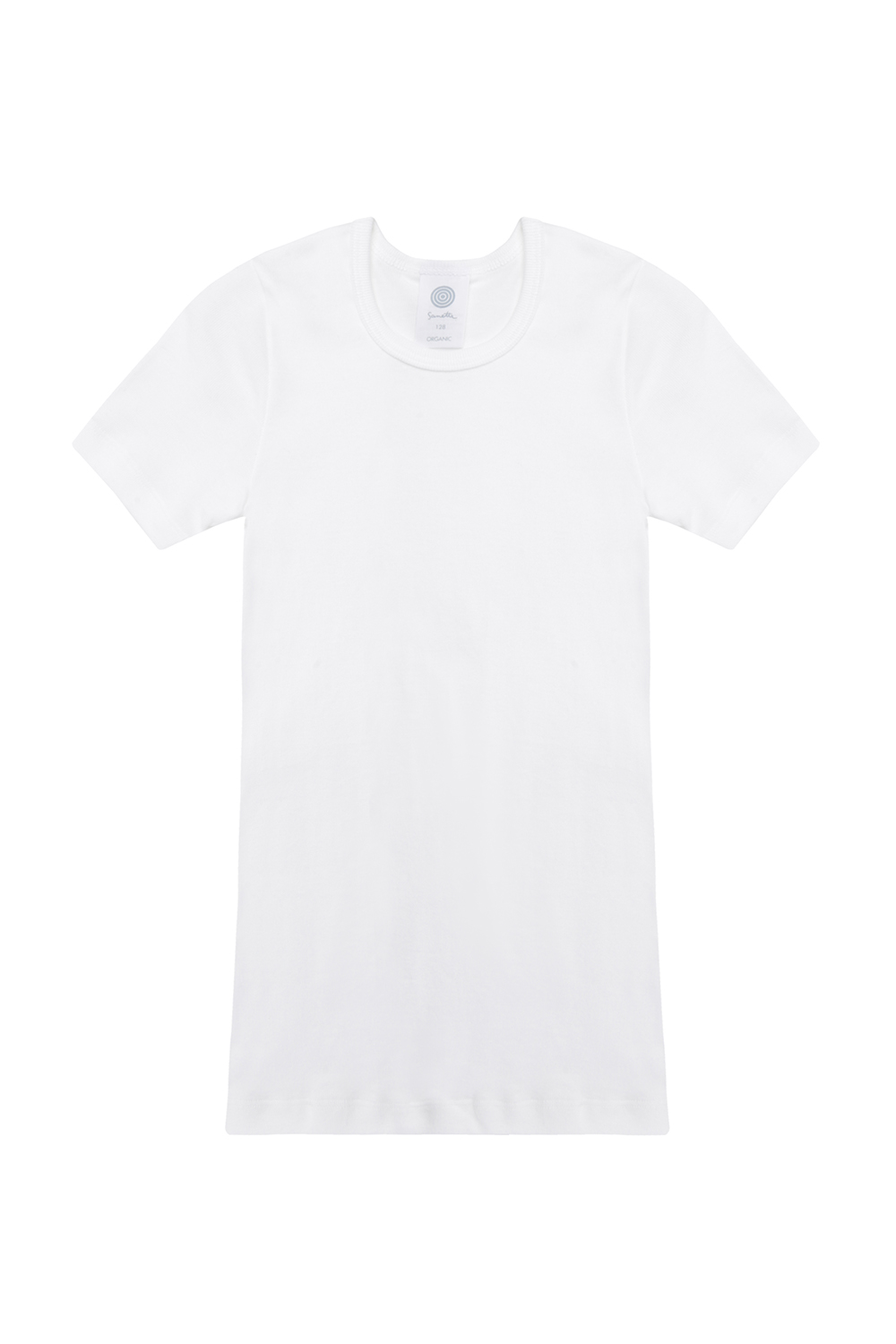 Белая хлопковая футболка