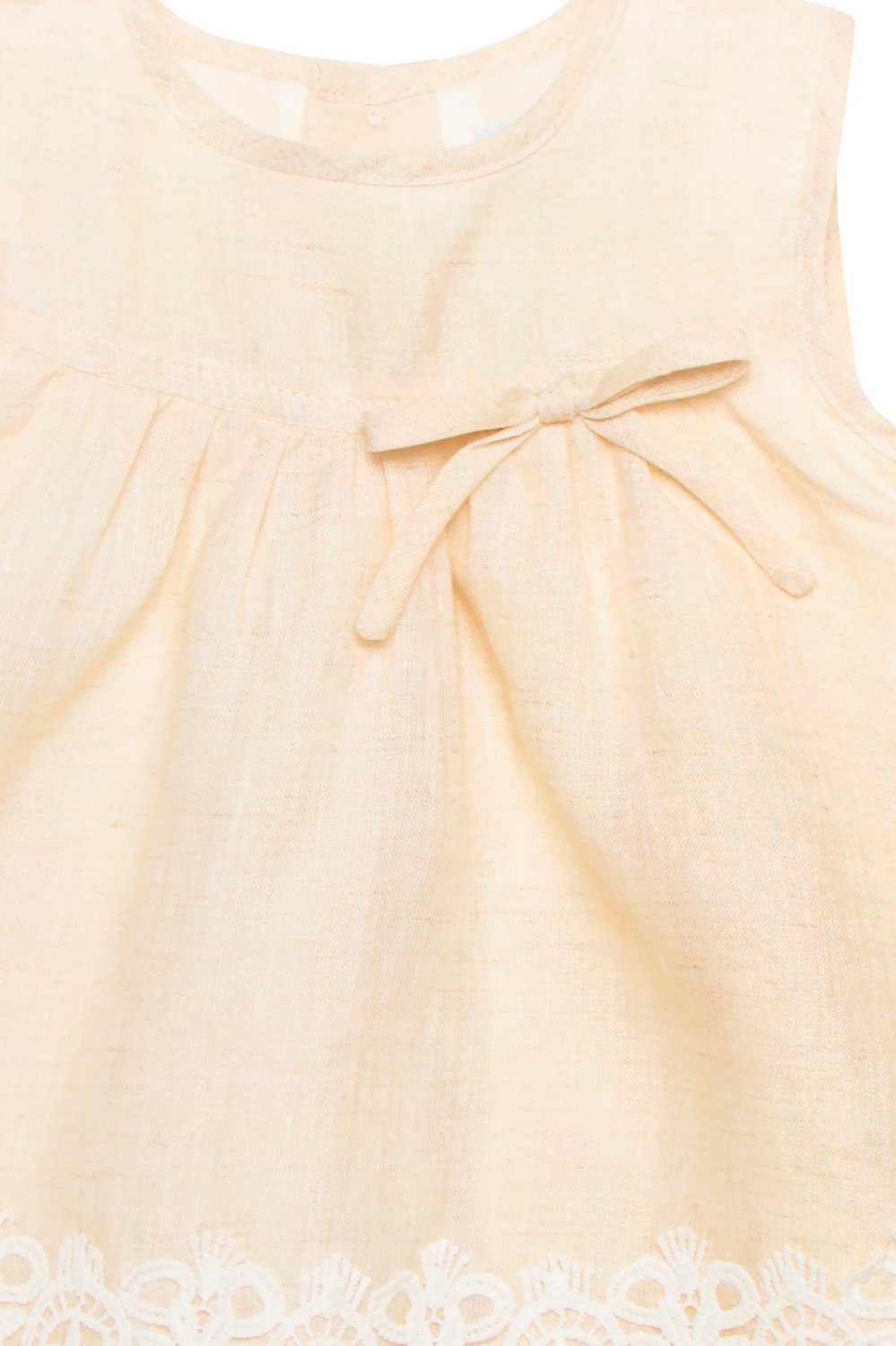 Aletta Baby Легкое платье из льна с декором