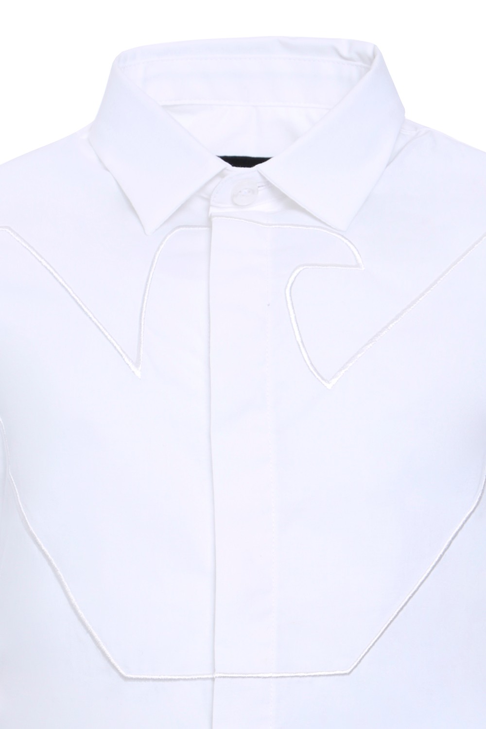 Armani Junior Классическая рубашка с вышивкой