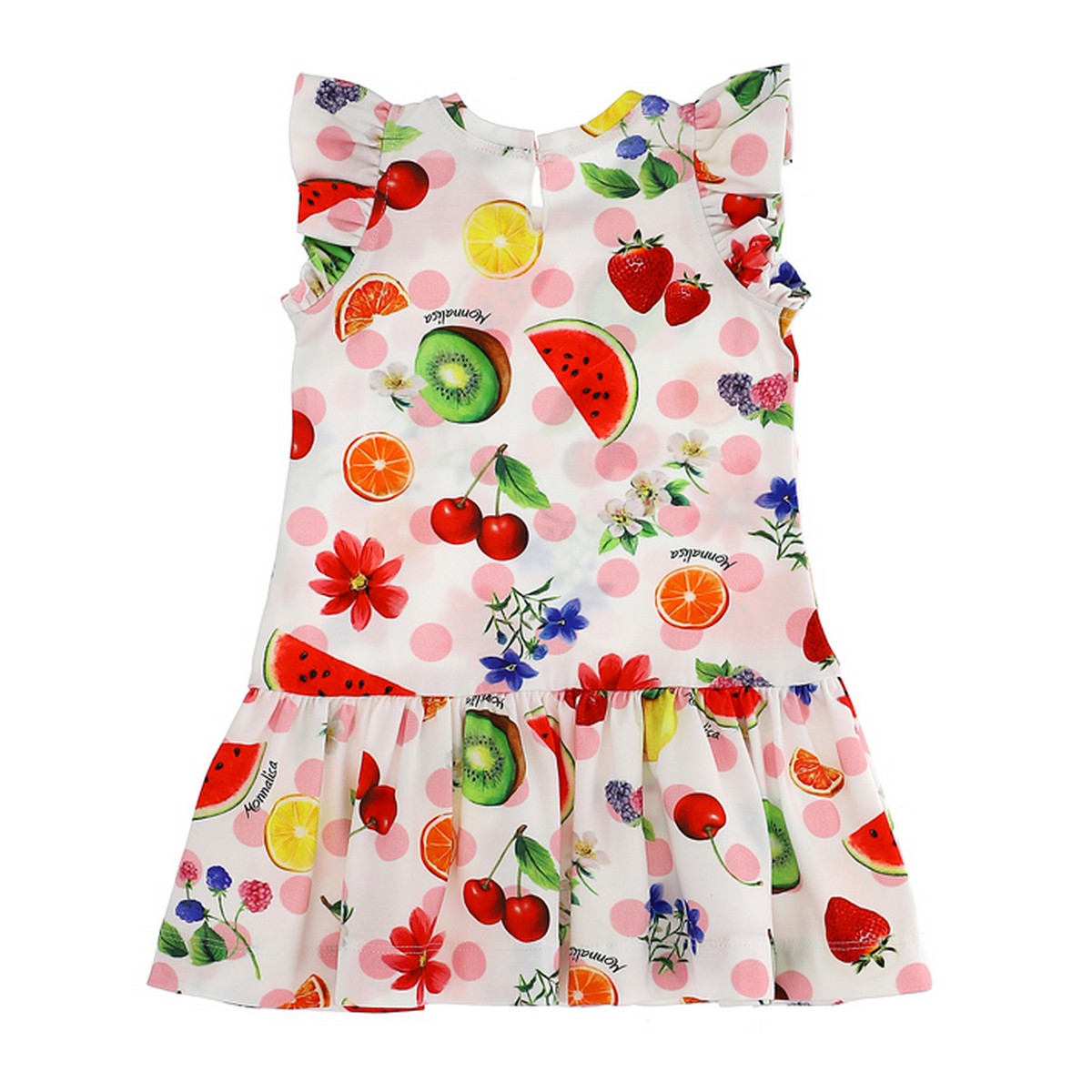 MonnaLisa Платье с ярким фруктовым принтом