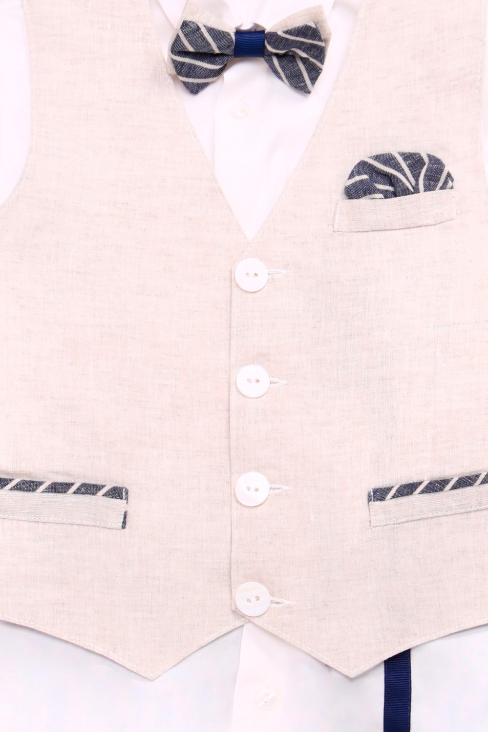 Bimbalò Комплект из жилета, рубашки, брюк и галстука