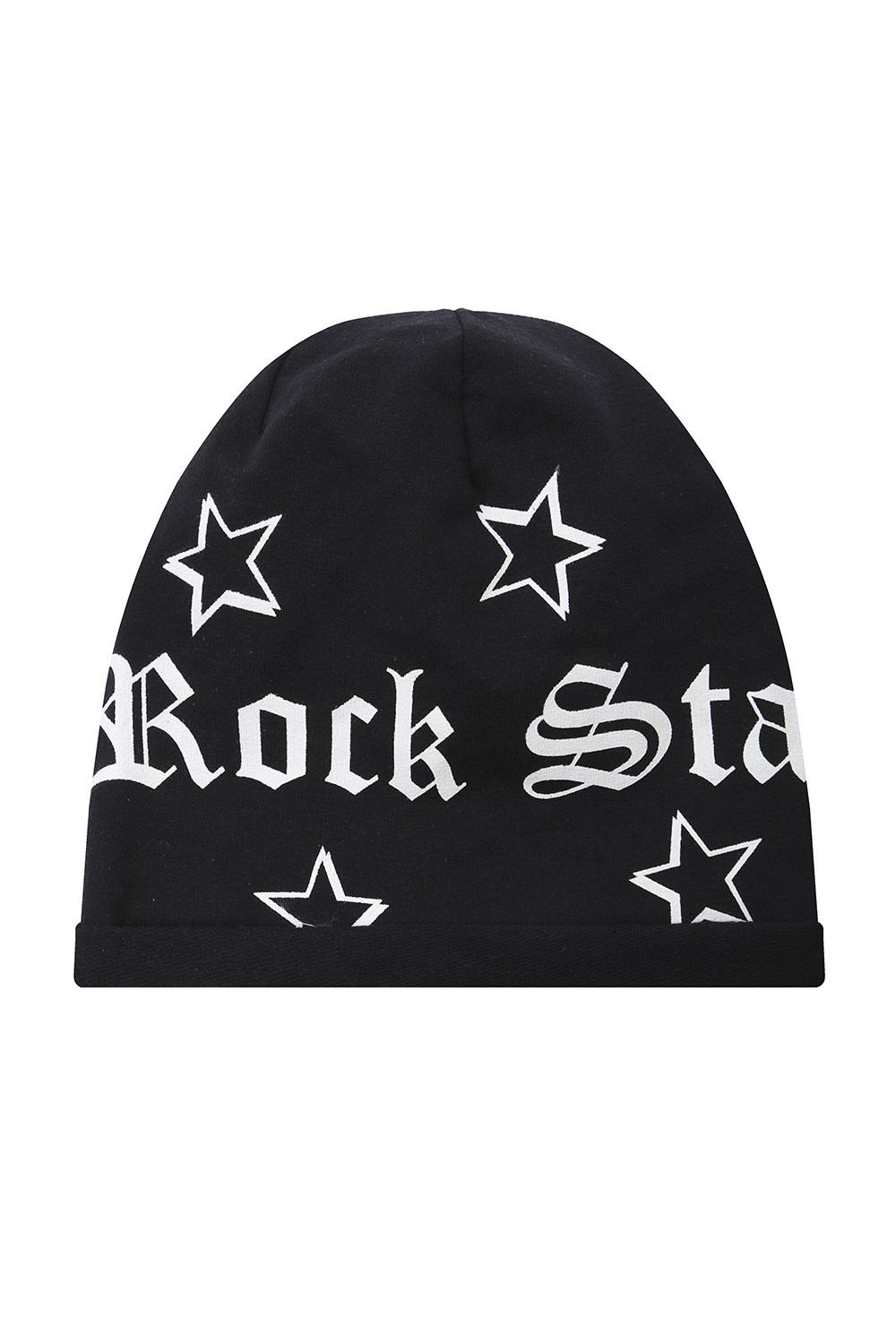 Трикотажная шапка с принтом «Rock Star»