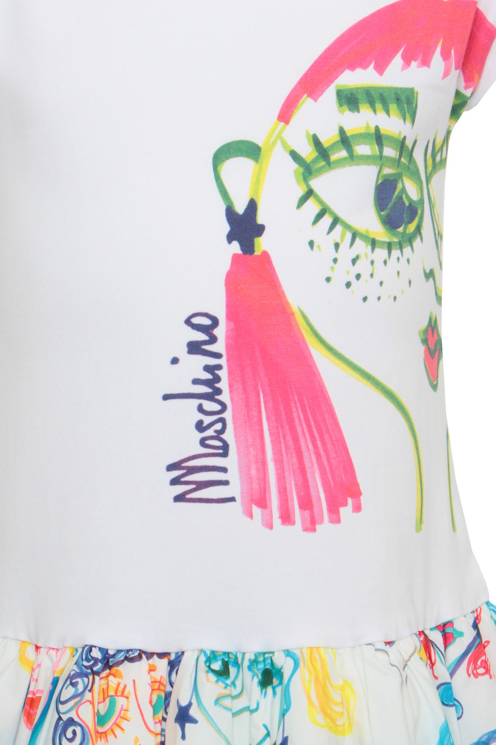 Moschino Платье с красочными рисунками