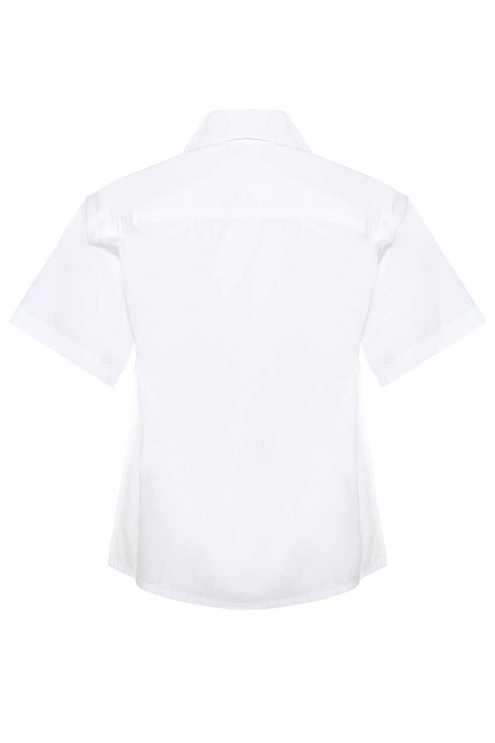 Белая рубашка с логотипом