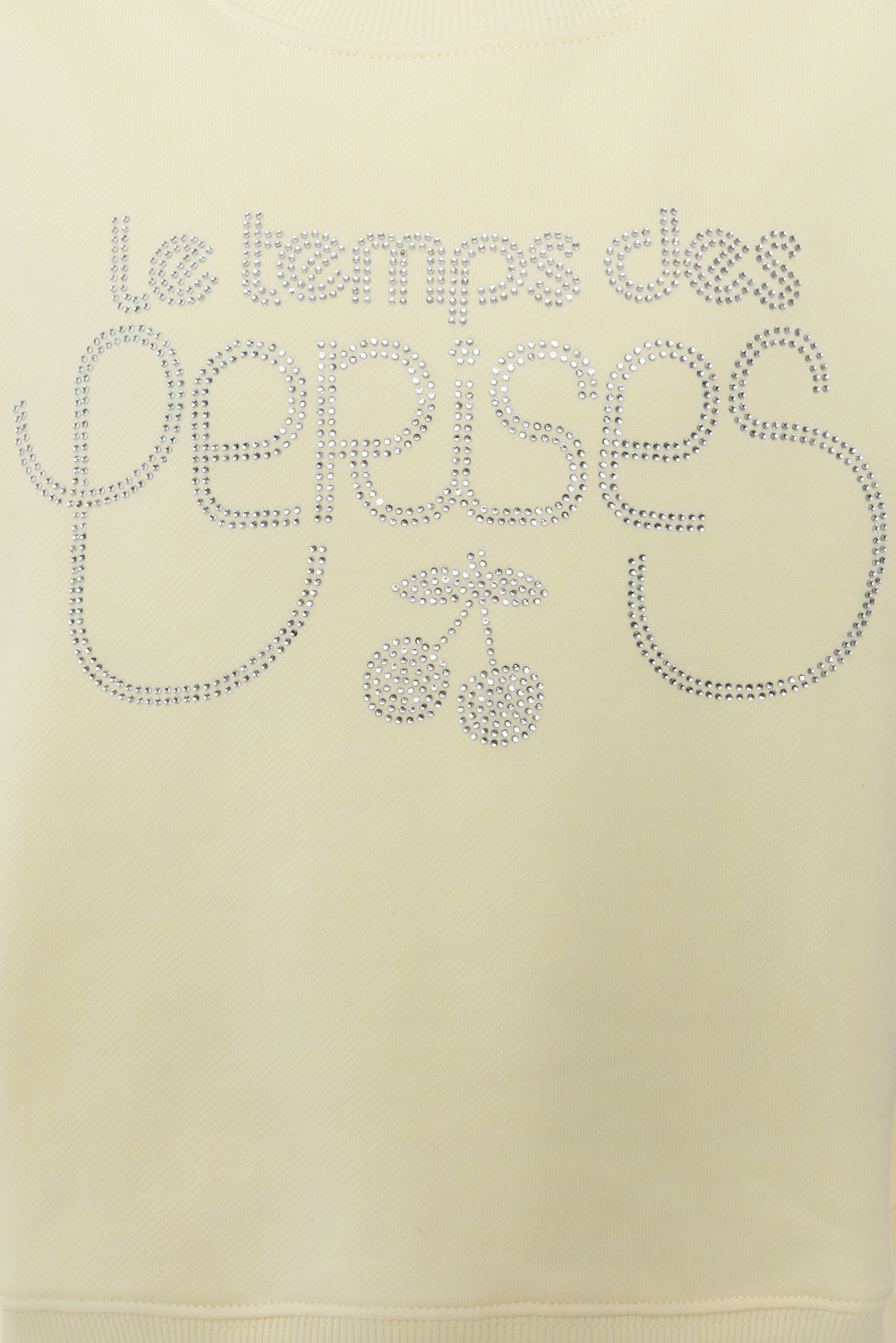 Le Temps des Cerises Свитшот с логотипом из страз